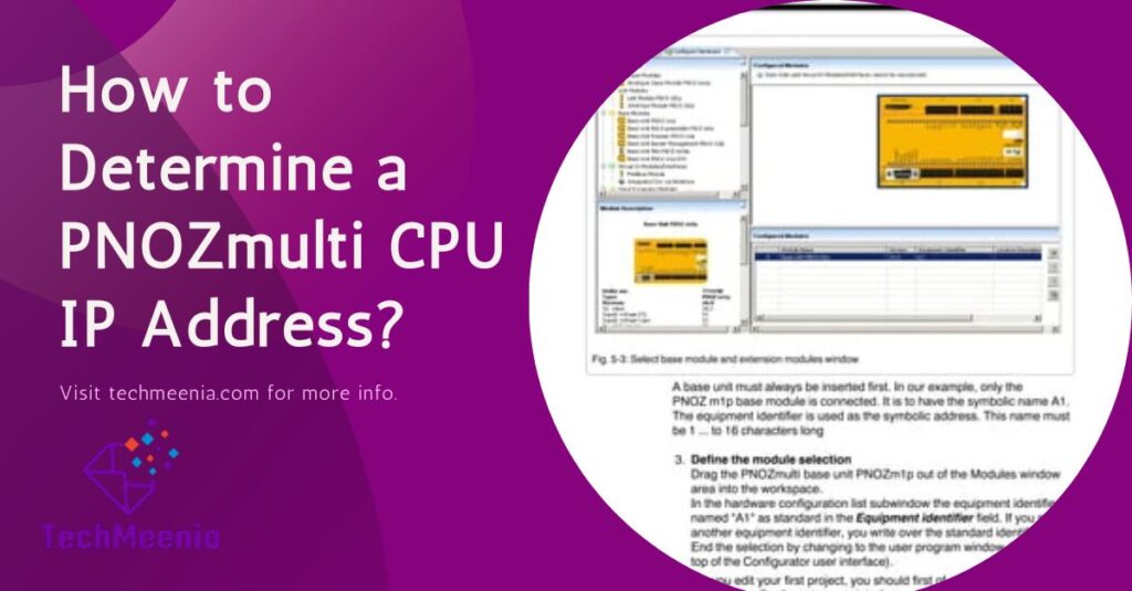 How to Determine a PNOZmulti CPU IP Address - Complete Guide!